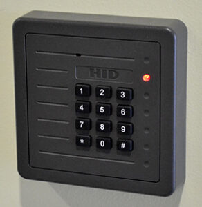 Key card access management keypad